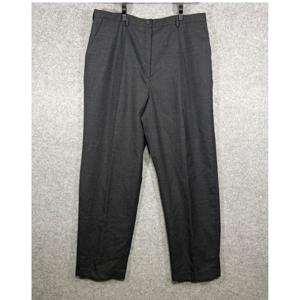Lane Bryant Black Straight-Leg Trousers